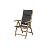 Exotan | Verstelbare Tuinstoel Caldo | Black